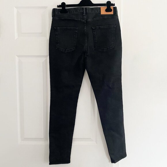 Moussy Vintage "FILER" High Waisted Skinny Jean in Black, size 31 (fits like 30) - Picture 8 of 13